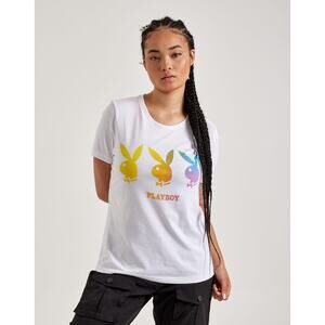 Playboy Bunny women’s white ombré T-shirt size large - NEW